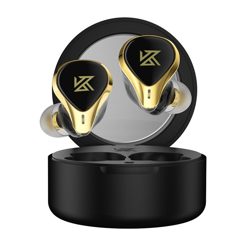 Навушники KZ SA08 Pro Black: Бездротові Вакуумні, Bluetooth 5.2, Чорний Колір