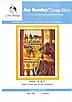 Набір для вишивання за нанесеною на канву схемою "Look out of the window".AIDA 14CT printed , 27*34 см, фото 2