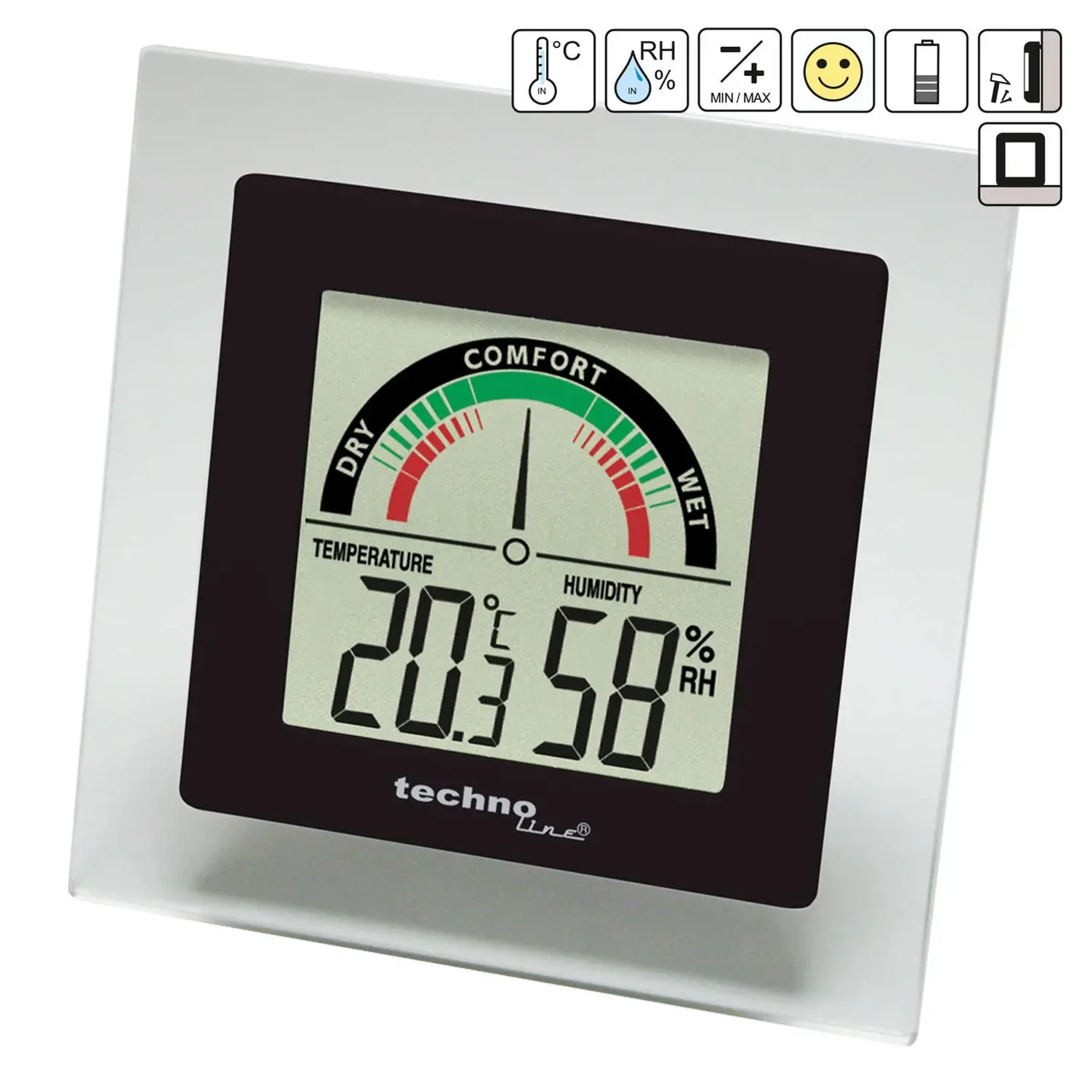 Термогігрометр Technoline WS9415 (Black)