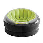 Надувне крісло Intex 68581, 112 см x 109 см x 69 см, зелене, фото 4