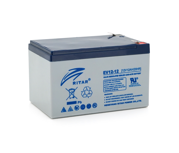 Тяговий акумулятор RITAR EV12-12 12V 12Ah F2