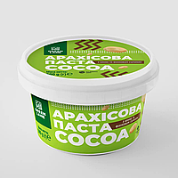Натуральная арахисовая паста Cocoa с какао и финиковым сиропом, без сахара, 500 г, Green Lane