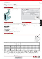 Fischer TKL M8 - Струбцина для монтажу системи трубопроводів, вентиляційних каналів на сталевих балках, 79687, фото 3