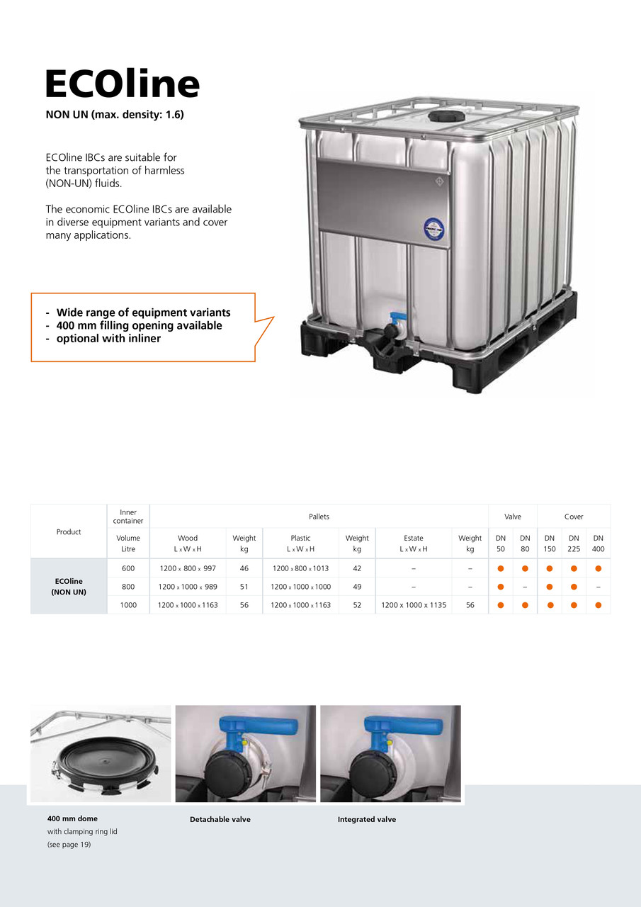 Купить Еврокуб 1000 л ECOline IBCs, цена 14000 ₴ — Prom.ua (ID#1811054680)