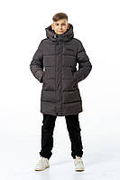 Зимнее теплое пальто, пуховик BRENTON на мальчика размеры 146 158