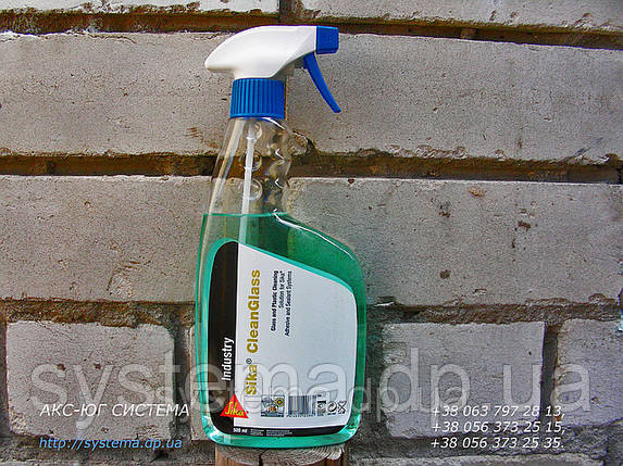 Sika®-CleanGlass - високоякісний, не утворює патьоків скляний очисник, фото 1