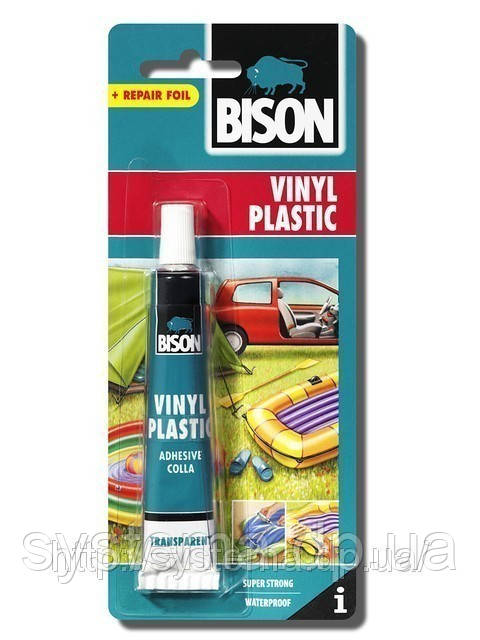 BISON VINYL PLASTIC - Клей для м'якого пластику (ПВХ) 25 ml