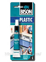 BISON PLASTIC - Клей для твердого пластику 25 ml