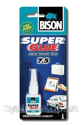 BISON SUPER GLUE PROFESSIONAL - Суперклей професійний 7,5 g, фото 2