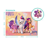Детские Пазлы My Little Pony "Зипп, Пипп и Санни" DoDo 200305 30 элементов