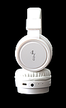 Бездротові накладні навушники з мікрофоном 4you CAPELLA (Bluetooth 5.1) White, фото 3