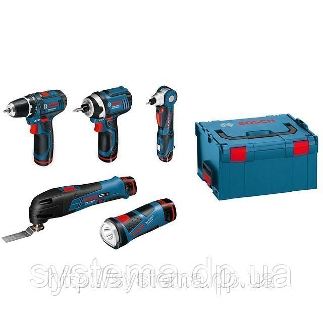 BOSCH GSR+GDR+GWI+GOP+CLI 10,8 V-LI Set Monster Professional Kit