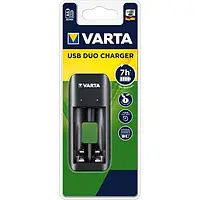 Зарядное устройство для аккумуляторов AA, AAA Varta Value USB Duo Charger Black