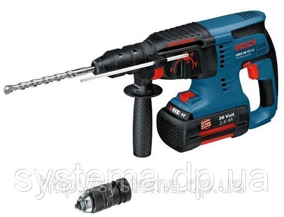 BOSCH GBH 36 VF-LI Professional - Акумуляторний перфоратор з патроном SDS-plus, фото 2