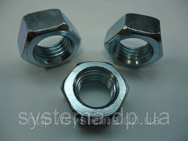 Гайка шестигранна, нержавіюча М16, A2