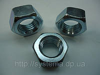 Гайка шестигранна, оцинкована М6, клас міцності 4.8