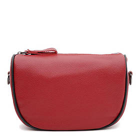 Жіноча шкіряна сумка Borsa Leather K18569bo-bordo