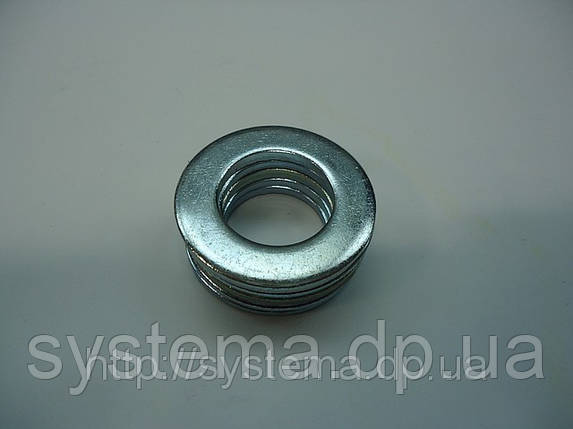 Шайба плоска, оцинкована, 18, фото 1