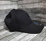 Чорна літня кепка з тризубом. Преміальна якість. Дихаючий, швидкосохнучий матеріал COOL FEELING, фото 4