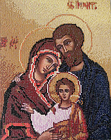 Набор Алмазная мозаика вышивка Образ Икона Святое семейство Иисус Иосиф Мария полная выкладка 5d 37x47 см