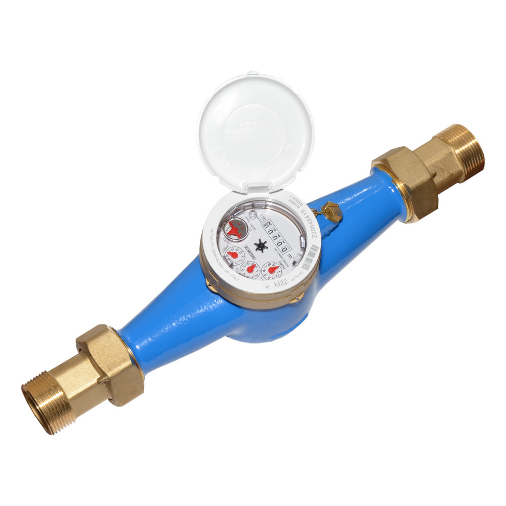 Лічильник для води BMeters GMDM-I багатоструминний мокрохід DN 1" (Qn = 6.3 м3) до 50 °C (Італія) GMDX, фото 1