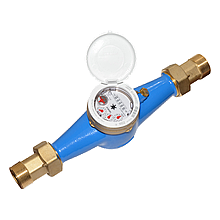 Лічильник води BMeters GMDM-I багатоструминний мокрохід DN 1 1/4" (Qn = 10 м3) до 50 °C (Італія) GMDX