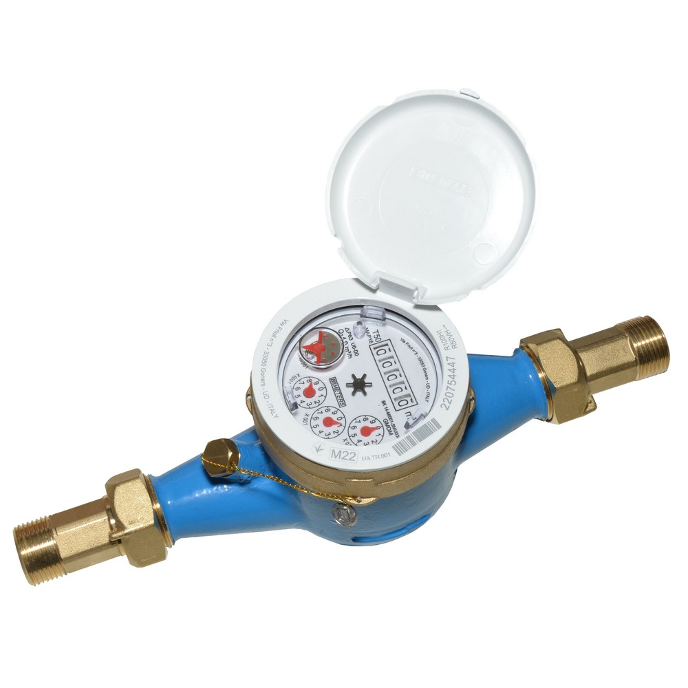 Счетчик воды BMeters GMDM-I многоструйный мокроход DN 3/4" (Qn=4 м³) до ...