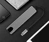 USB концентратор для MacBook Type-C на 8-Port USB TypeC 3.0 Mini Hub SD, TF, RJ 45, фото 6