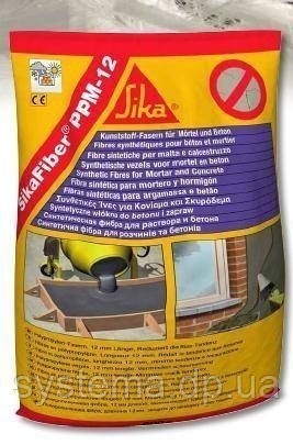 Sika Fiber PPM-12 поліпропіленова фібра 12 мм, 600 грам, фото 2