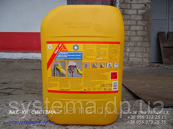 Рідкий прискорювач схоплювання на основі алюмінатів, 25 кг Sika®-4a, фото 2