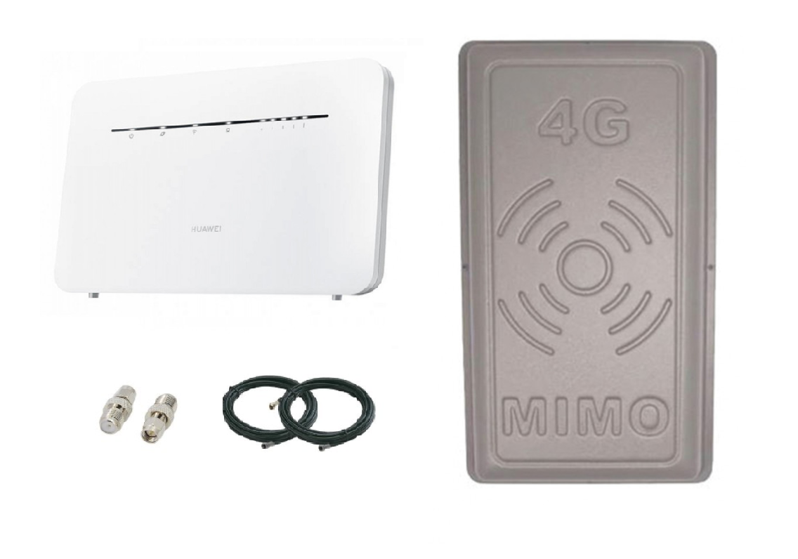 Комплект 3G/4G LTE WI-FI роутер Huawei B535-232 з антеною планшет MIMO Rnet 2x17 Дб