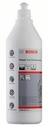 Паста полірувальна для пластикових фар, автомобільних лаків і акрилу BOSCH Fast Cut (Крок №1), 1 л, фото 2