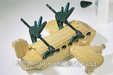 Струбцина для затиску, керована однією рукою WOLFCRAFT EHZ mini 40-110 мм 2 шт., фото 3