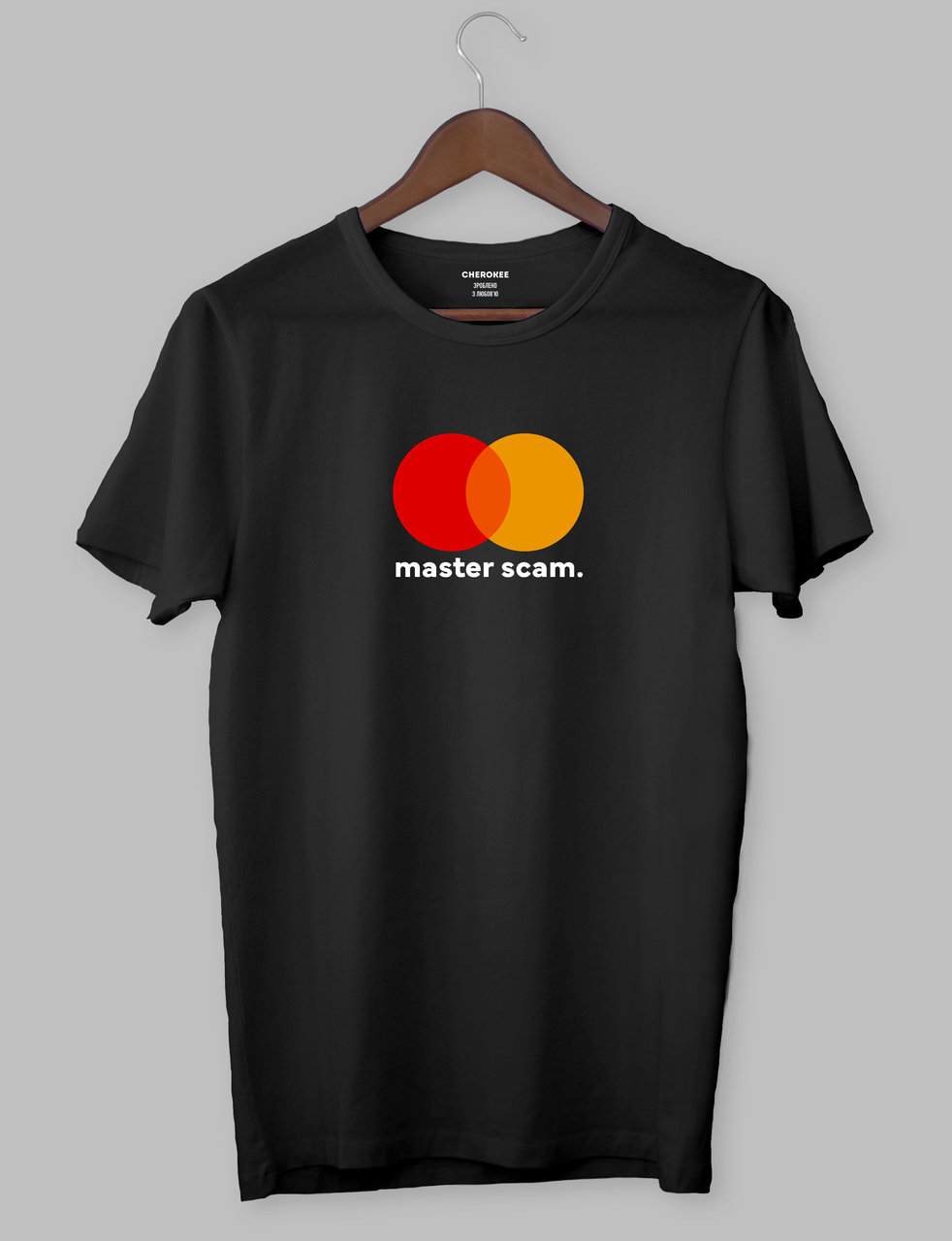 Футболка чорна "master scam."