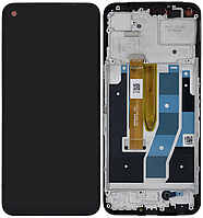 Дисплей модуль тачскрин OnePlus Nord CE 2 Lite 5G черный оригинал в рамке