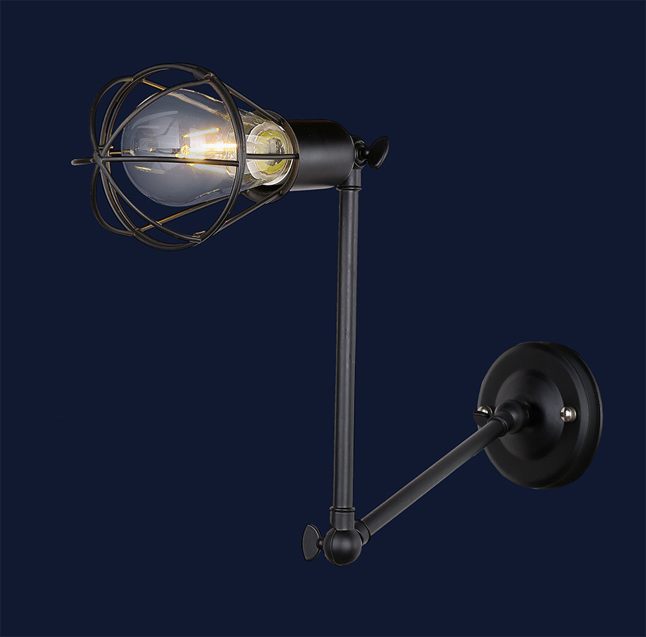 Бра лофт Levistella 707W117-1 BK