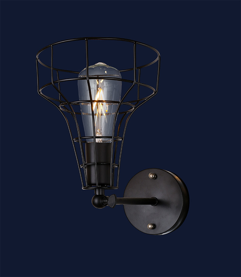 Бра лофт Levistella 707W108-1 BK