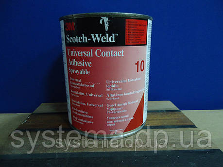 Адгезив повітряної сушки 3M™ Scotch-Weld™ 10 - контактний клей, 1 літр, фото 2