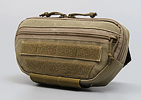 Напашник сумка многоцелевая (админка) Койот Военная сумка-напашник для плитоноски напашный подсумок