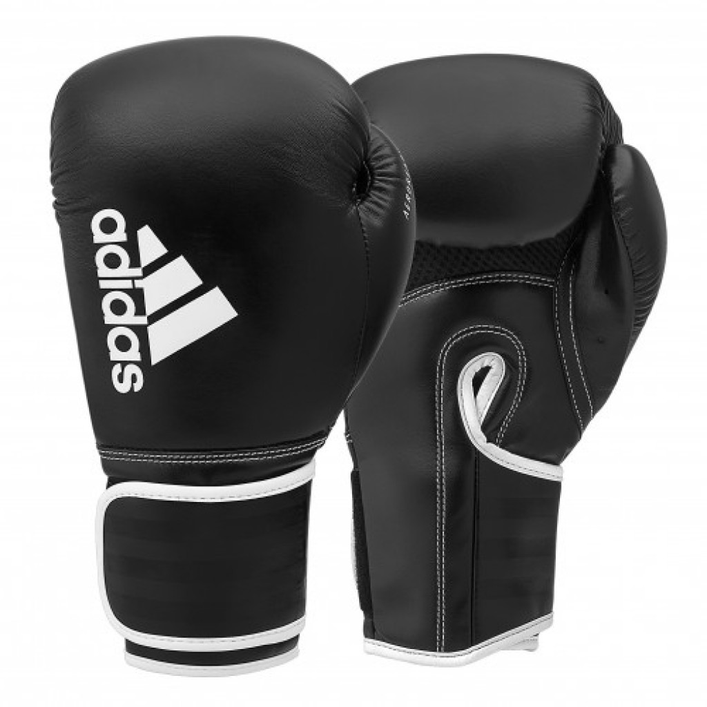Боксерские перчатки Adidas Hybrid 80 (ADIH80) Black/White 8 (ID ...