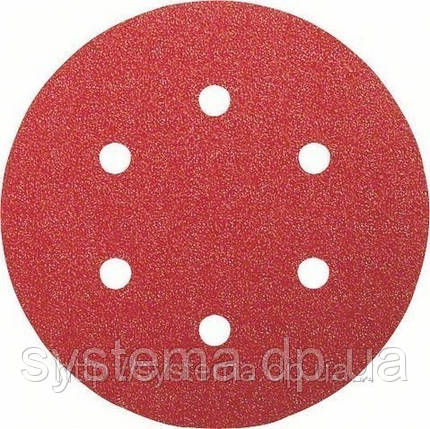 Шліфувальні диски на липучках BOSCH для ексцентрикових шліфмашин, Best for Wood, Ø 150 мм, 6 отв, 120, 50 шт., фото 2