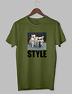 Крута футболка з прикольним принтом "STYLE", фото 4