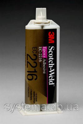 3М™ Scotch-Weld™2216 B/A епоксидний двокомпонентний адгезив, сірий, 59 мл, фото 2
