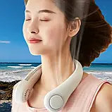 Переносний вентилятор на шию NECK COOLER з акумулятором на 4000 мАч та 3 режимами обдування, фото 4