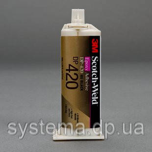 3М™ Scotch-Weld™ DP420 - Двокомпонентний структурний адгезив, чорний, 37 мл, фото 1