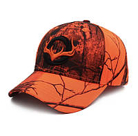 Тактическая мужская бейсболка камуфляжная оранжевая кепка лес