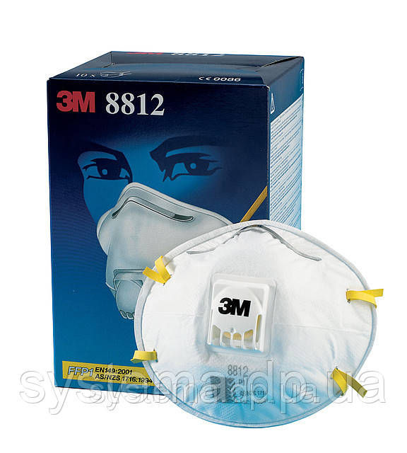 3M™ 8812 Респіратор 3М з клапаном видиху