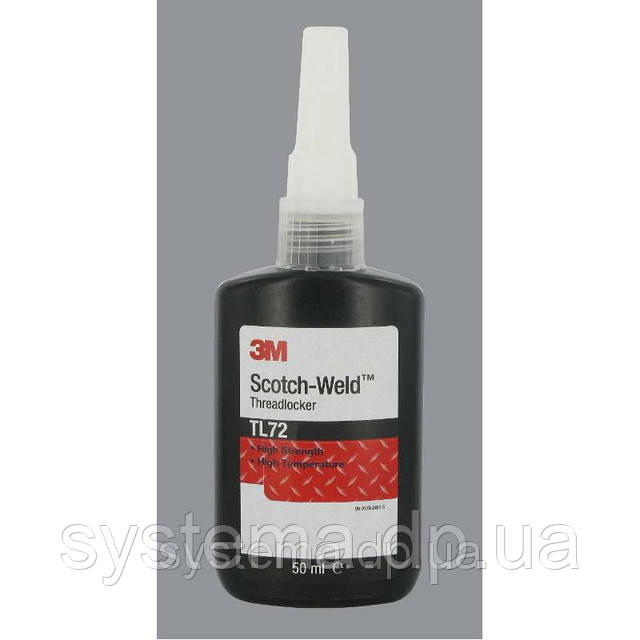 3M™ Scotch-Weld™ TL 72 - Різьбовий клей для шпильок, сильної фіксації, високотемпературний, 50 мл.