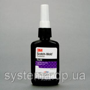 3M™ Scotch-Weld™ TL 22 - Різьбовий анаеробний клей низької міцності, 50 мл.