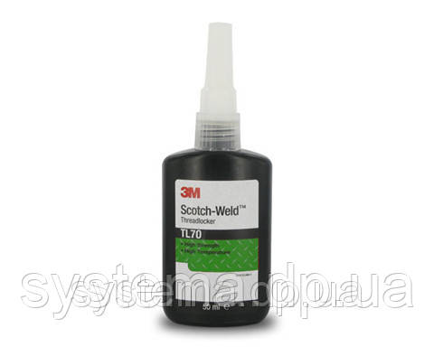 3M™ Scotch-Weld™ TL 70 - Різьбовий клей (різьбовий фіксатор) високої міцності, 50мл., фото 1